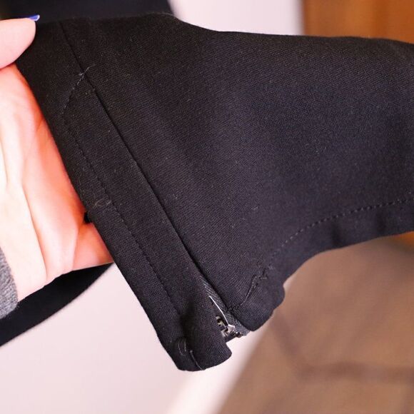 Theory Black Structured Riding Pants Sz 6 - Picture 7 of 9